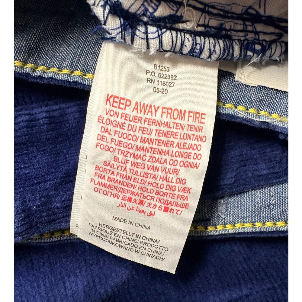 Boden Blue Corduroy Skinny Pants Size 16Y - Picture 4 of 7